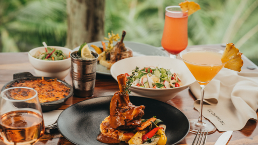 Le Chamarel Restaurant in Mauritius, offering local cuisine with scenic views