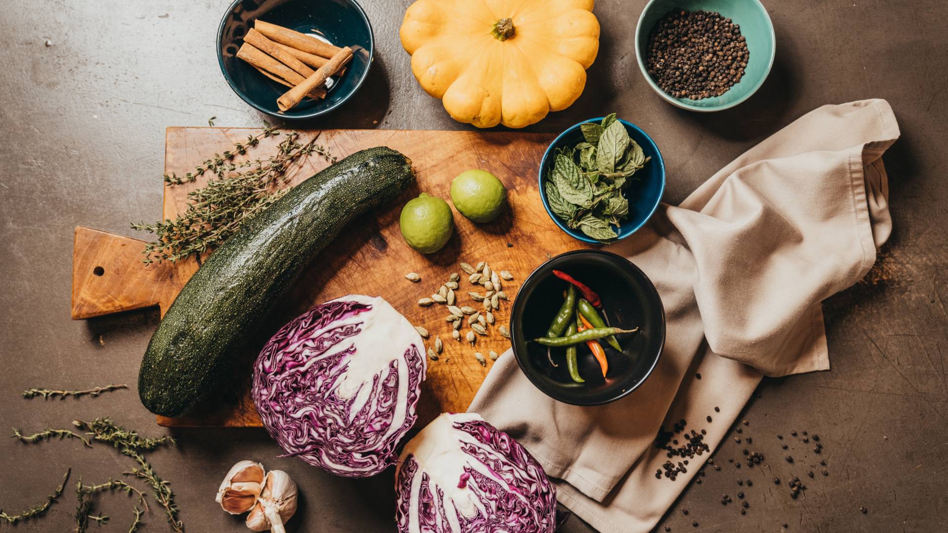 Local produce and fresh ingredients at a B&B, South Mauritius