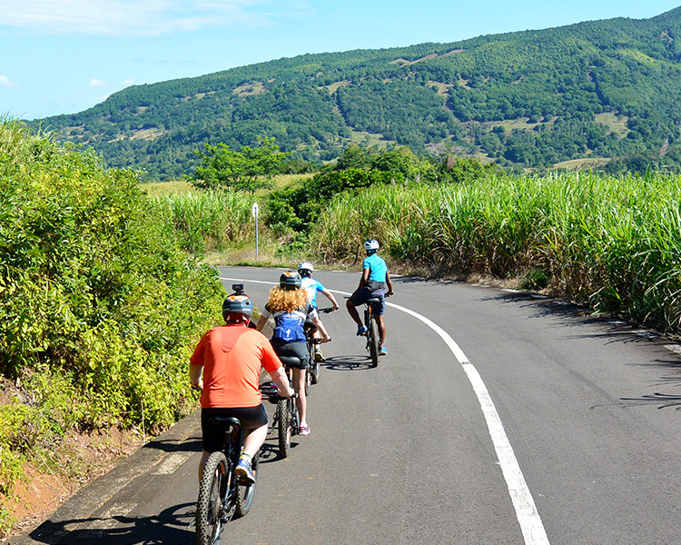 Balade à vélo électrique à Chamarel - avec ExploreNouZil