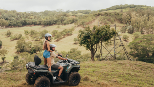 Quad biking adventure at Bel Ombre Nature Reserve, Mauritius
