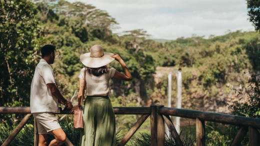 Chamarel Waterfall in Mauritius