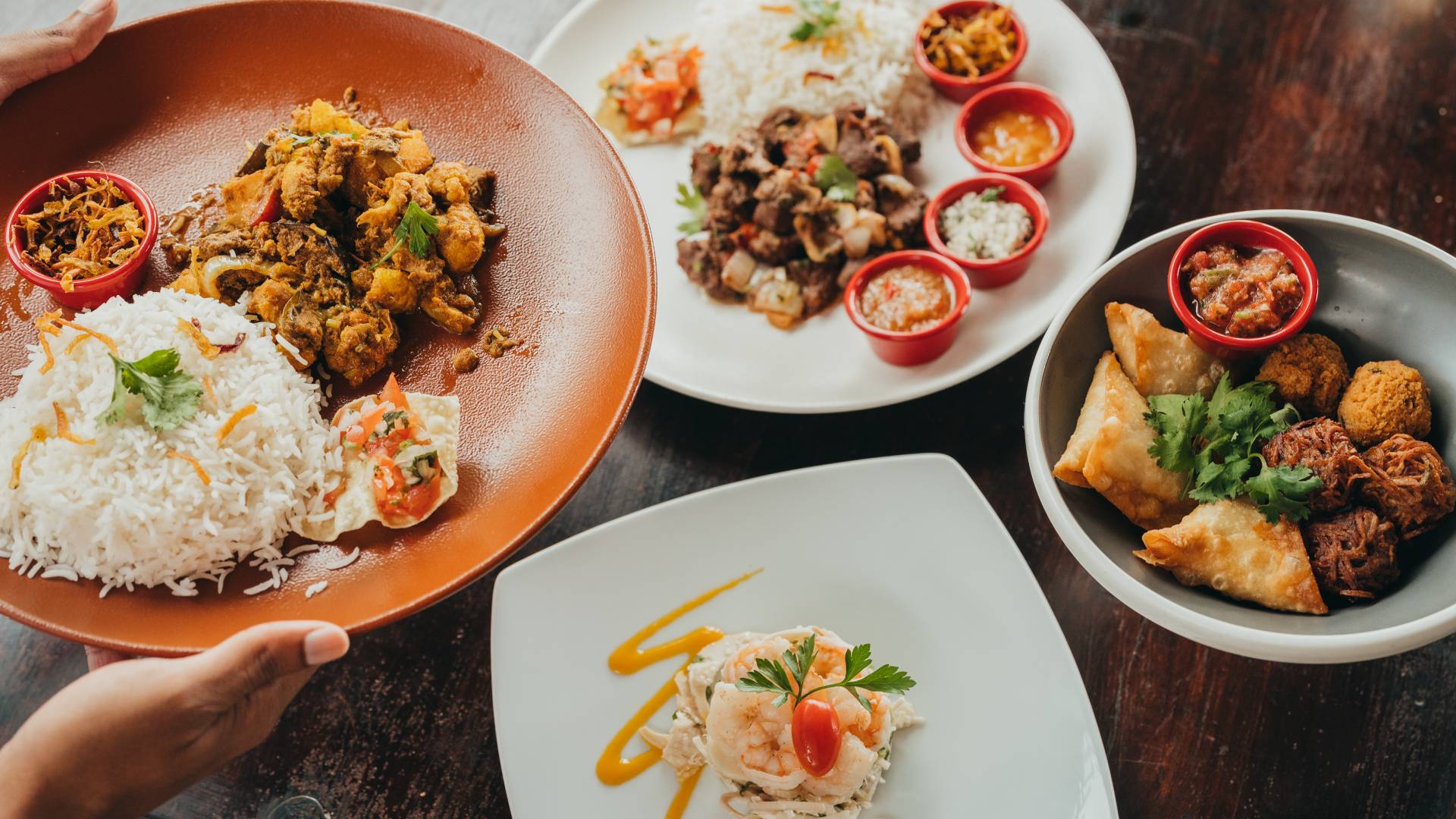 Traditional Mauritian dishes showcasing the rich flavours of the island